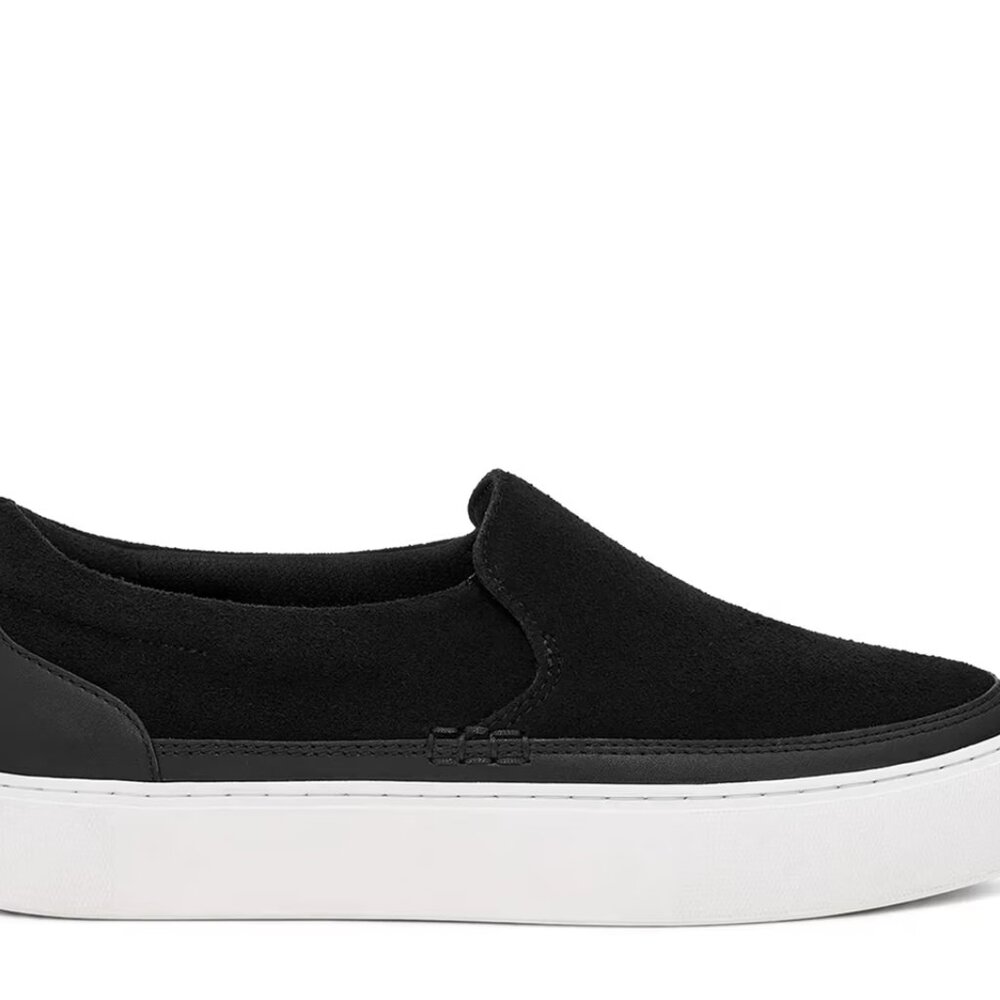 NWT UGG Zilo Slip-On Sneaker – Black Suede – Women’s Size 9 - Picture 7 of 10